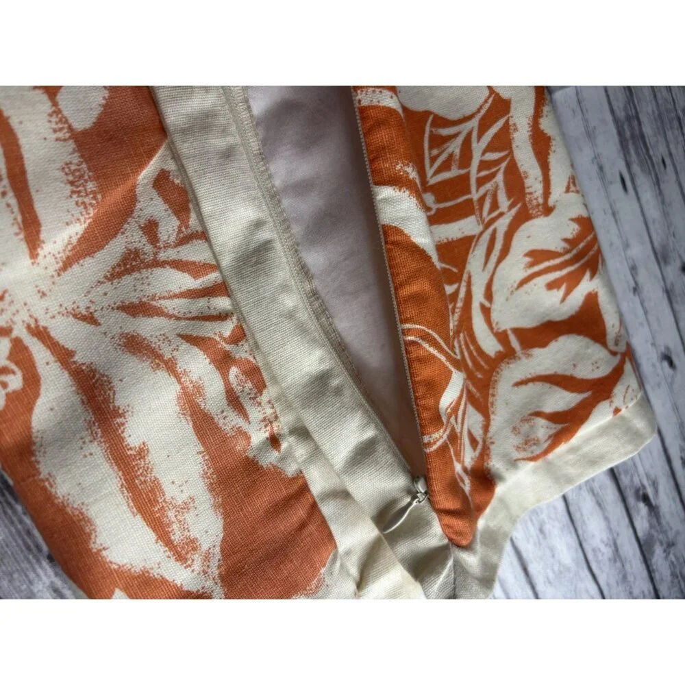 Pottery Barn Palampore Pillow Cover Floral Cotton Linen 20x20 Tree Flower